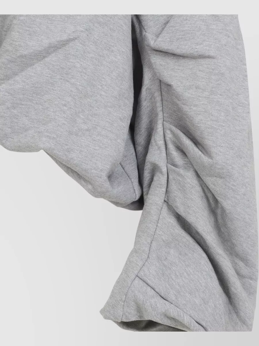 Dries Van Noten Cotton Oversized Gathered Sweatshirt