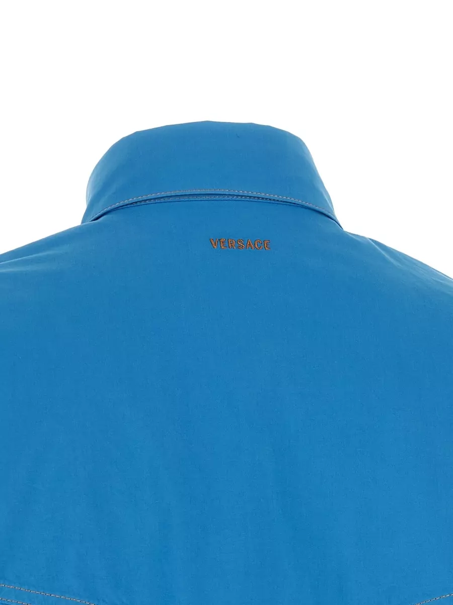 Versace Cropped Cotton Shirt