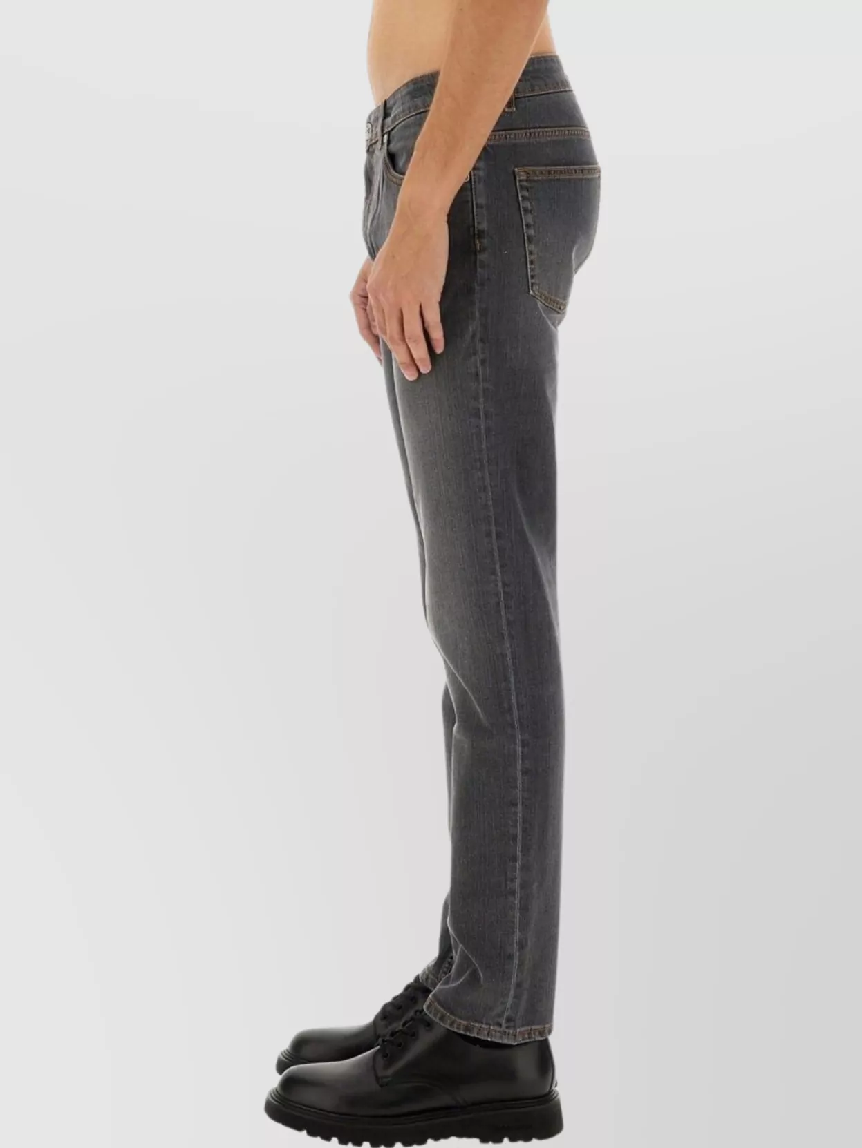 Etro Regular Fit Denim Jeans With Faded Effect