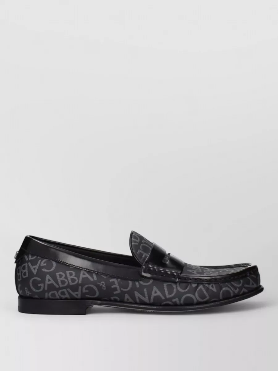 Dolce&Gabbana Fabric Slip-On Loafers