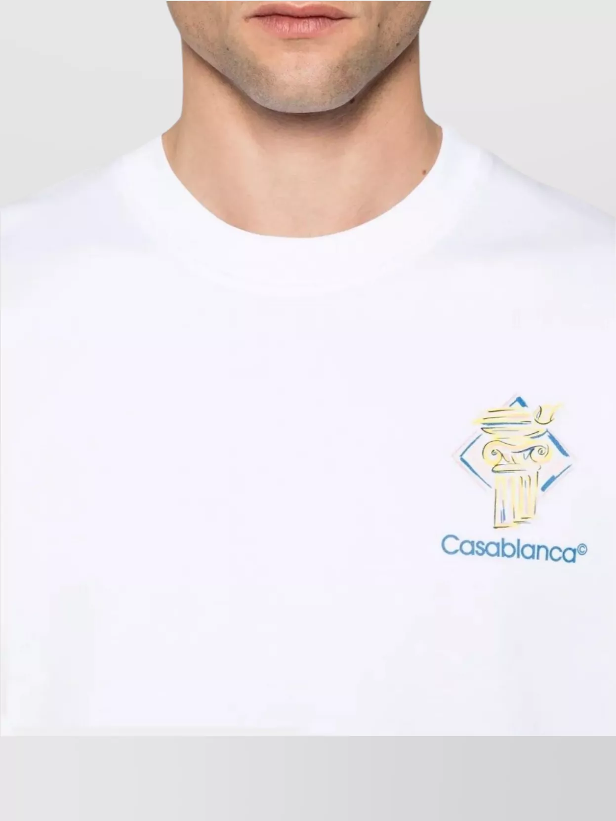 Shop Casablanca Diamond Graphic Jersey T-shirt
