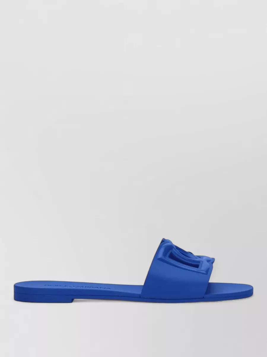 Dolce&Gabbana Logo-Print Slide Sandals