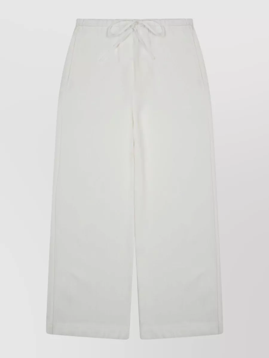 Totême high-rise striped wide-leg trousers