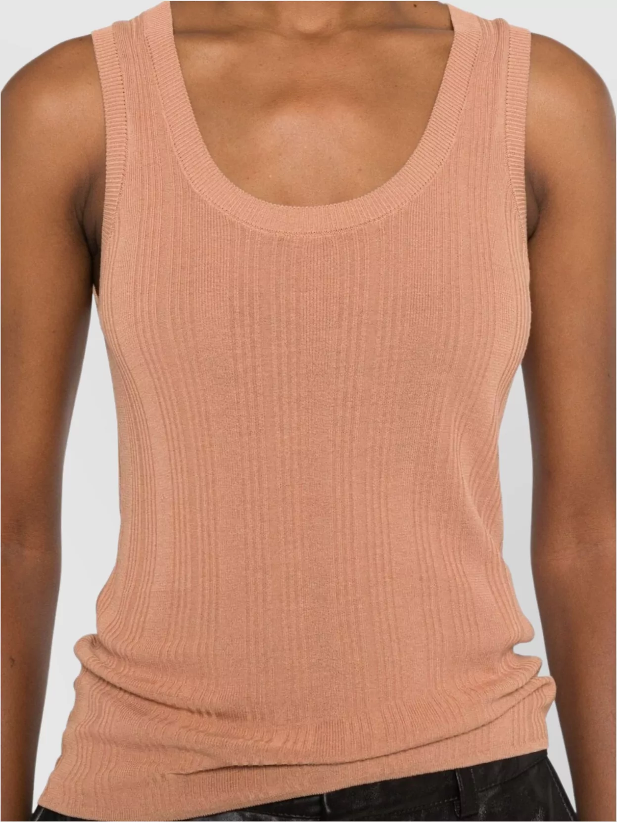 Weekend Max Mara Sleeveless Scoop Neck Knitwear Top
