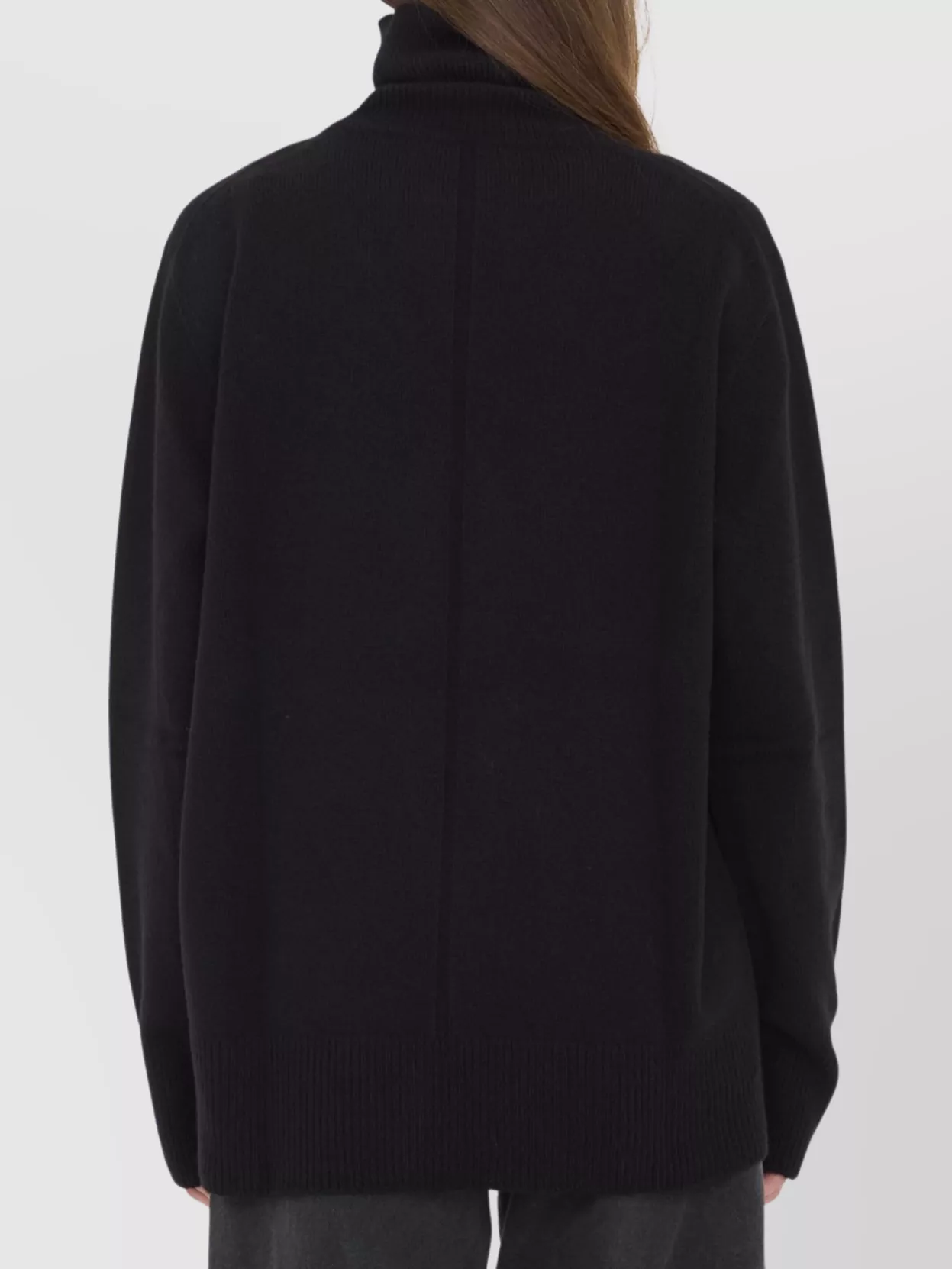 The Row Cashmere Wool Turtleneck Long Sleeve Top