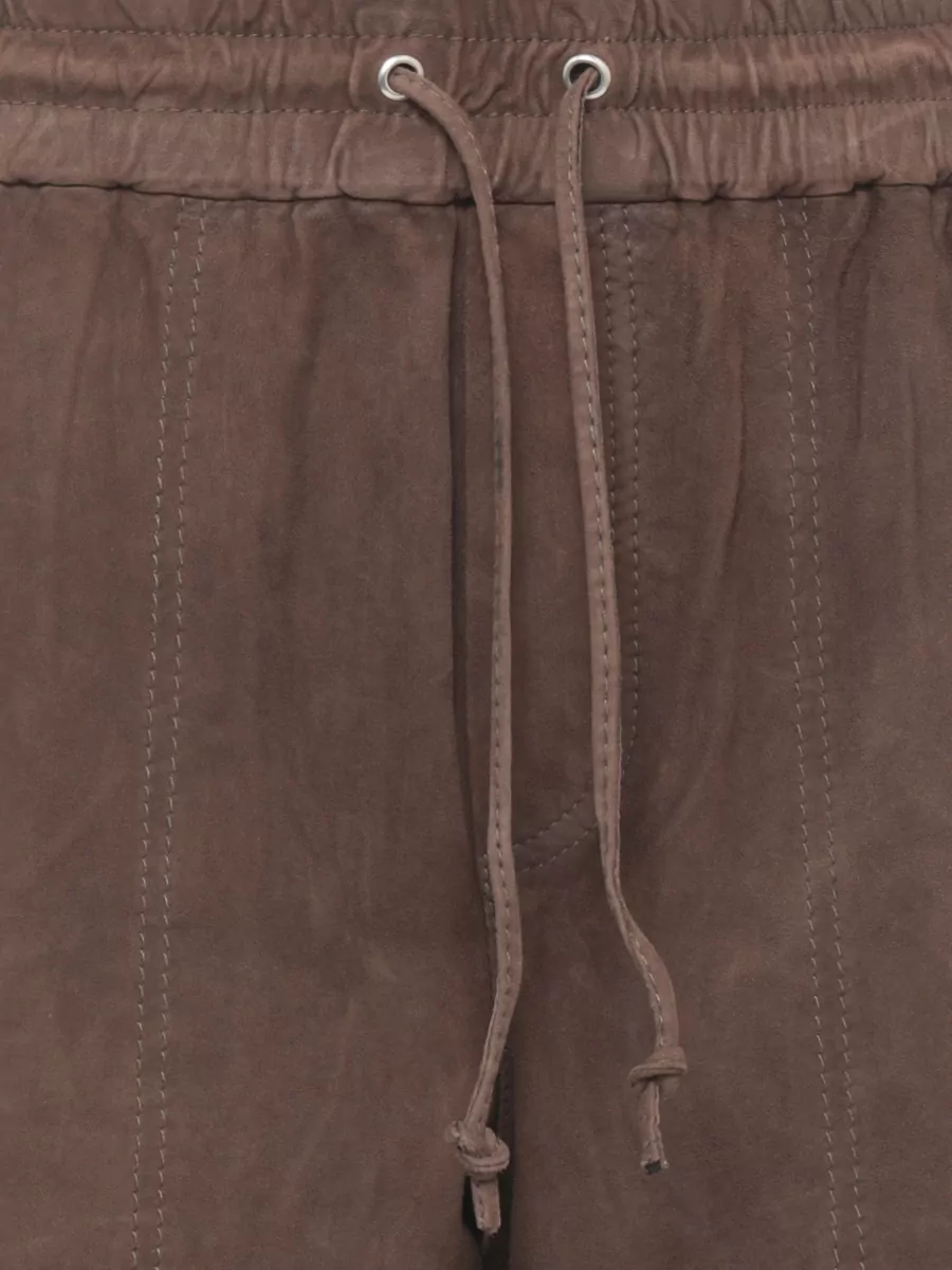 Parosh Leather Wide-Leg Trousers