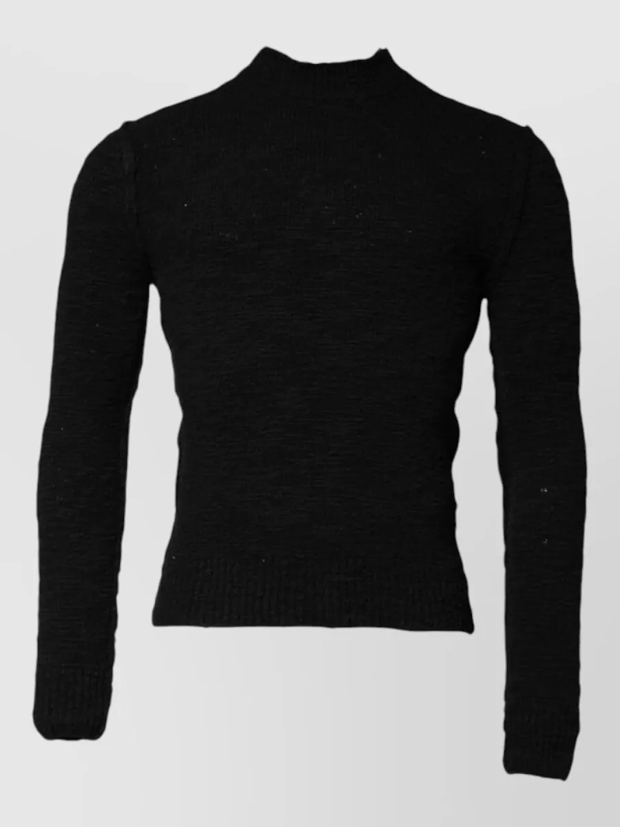 Dolce&Gabbana Wool knit crew neck sweater