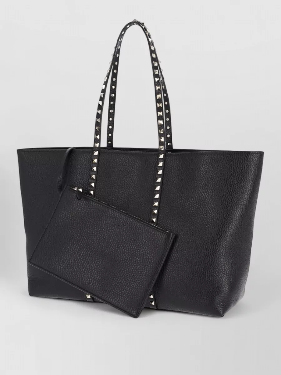 Valentino Garavani Rockstud Spike Leather Tote Bag