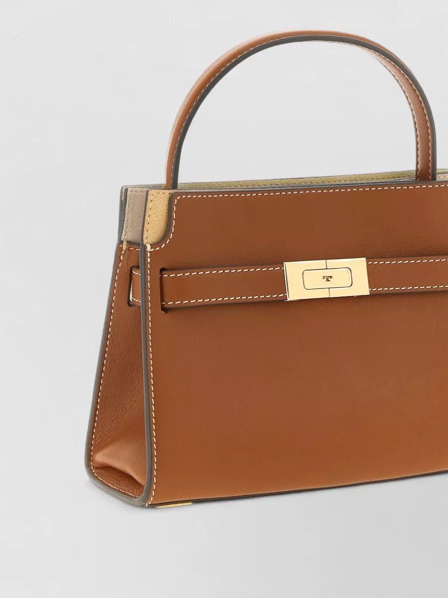 Tory Burch Lee Radziwill Petite Leather Clutch Bag