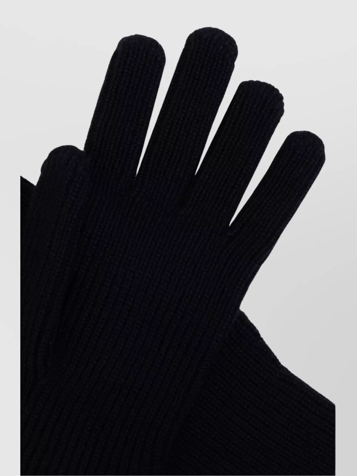 Moncler Ribbed Texture Fashionable Gloves Design