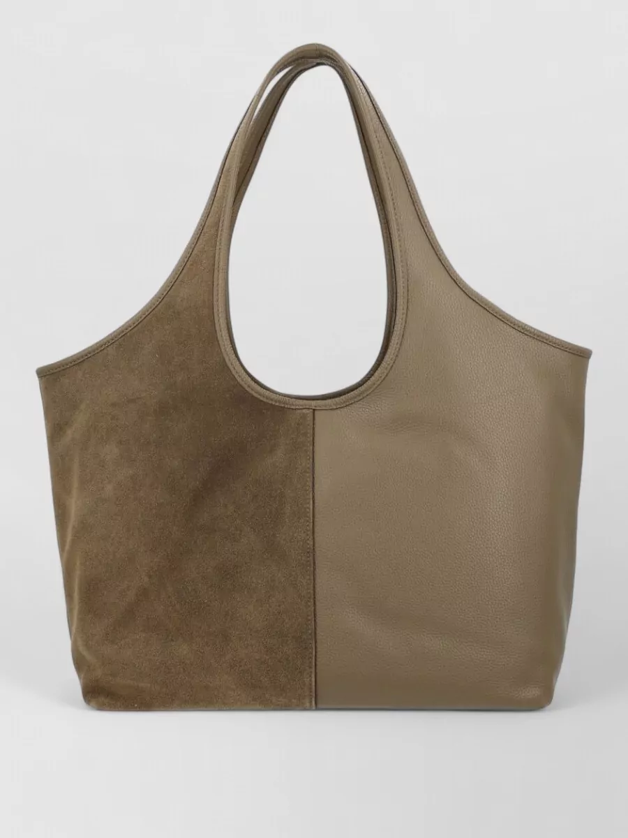 Michael Kors large leather tote bag