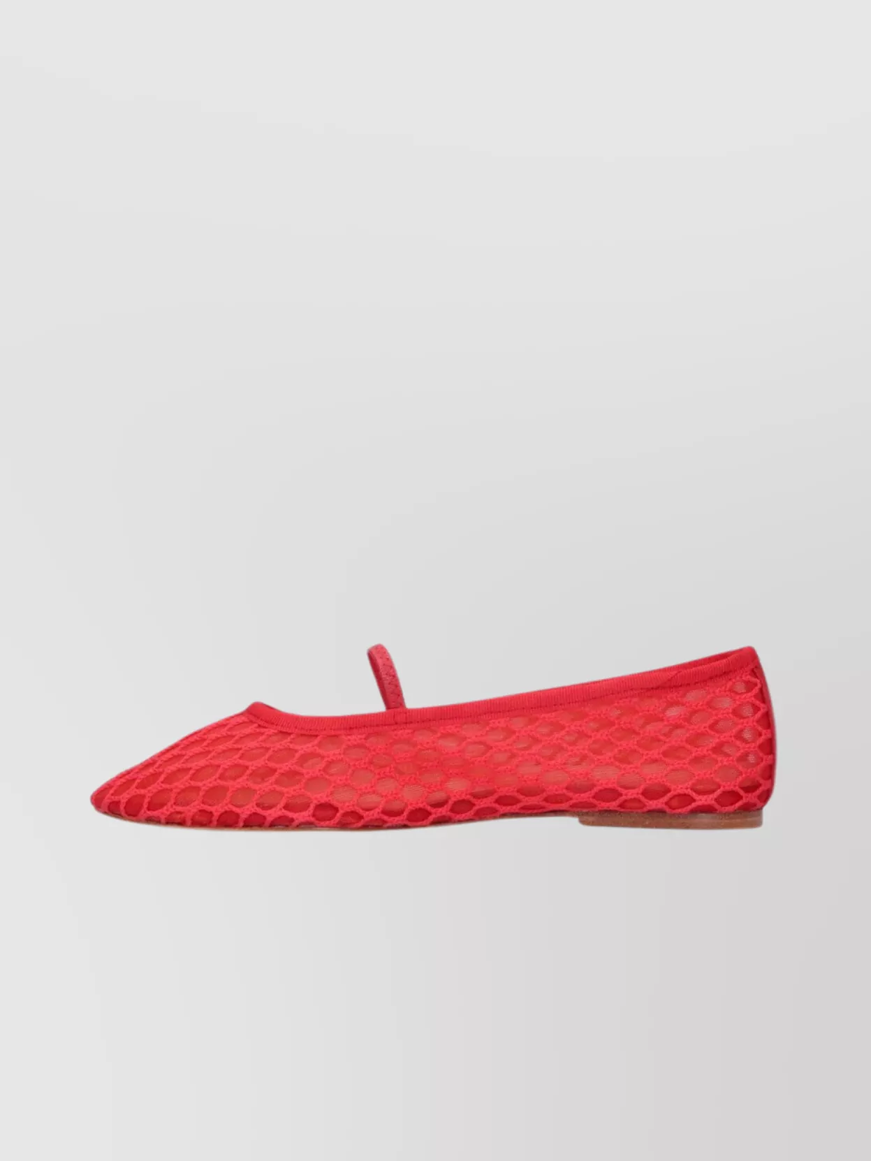 A.p.c. Mesh Round Toe Flat Sole Ballerina Shoes