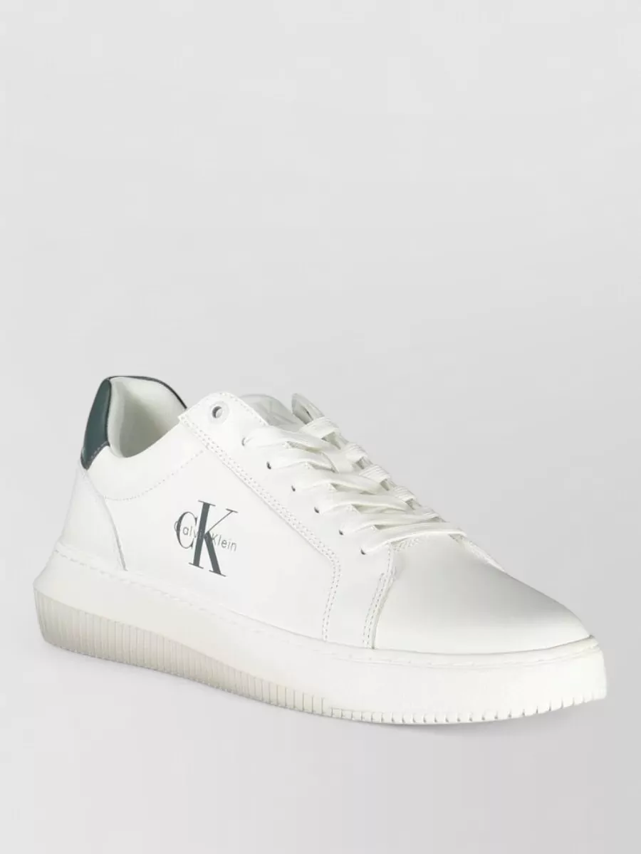 Calvin Klein Leather Low-Top Sneakers