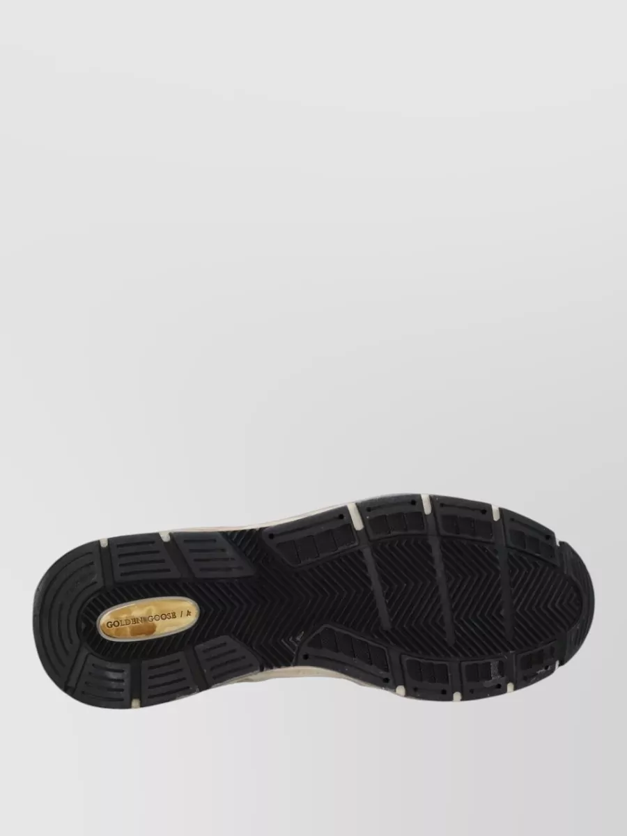 Golden Goose Sneakers Contrast Panels Round Toe Sole