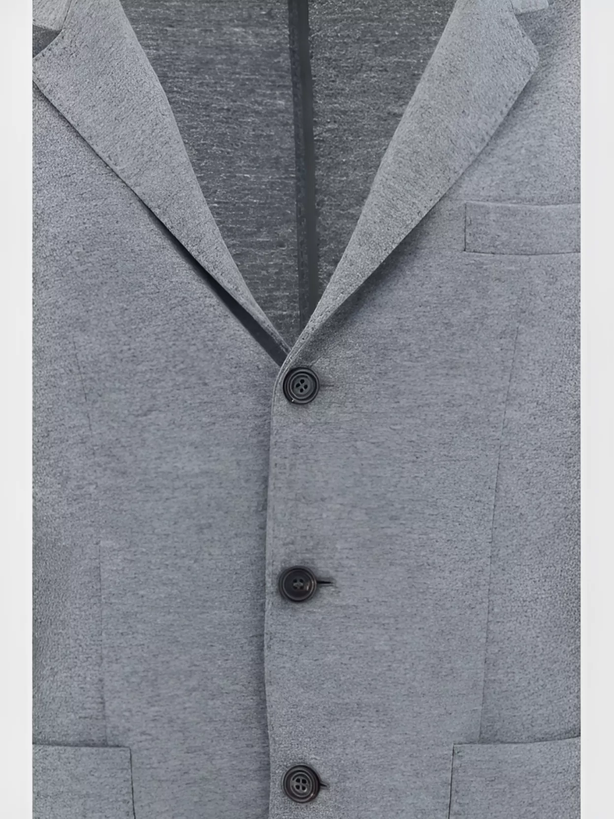 Brunello Cucinelli Longline Single-Breasted Jacket Notch Lapel