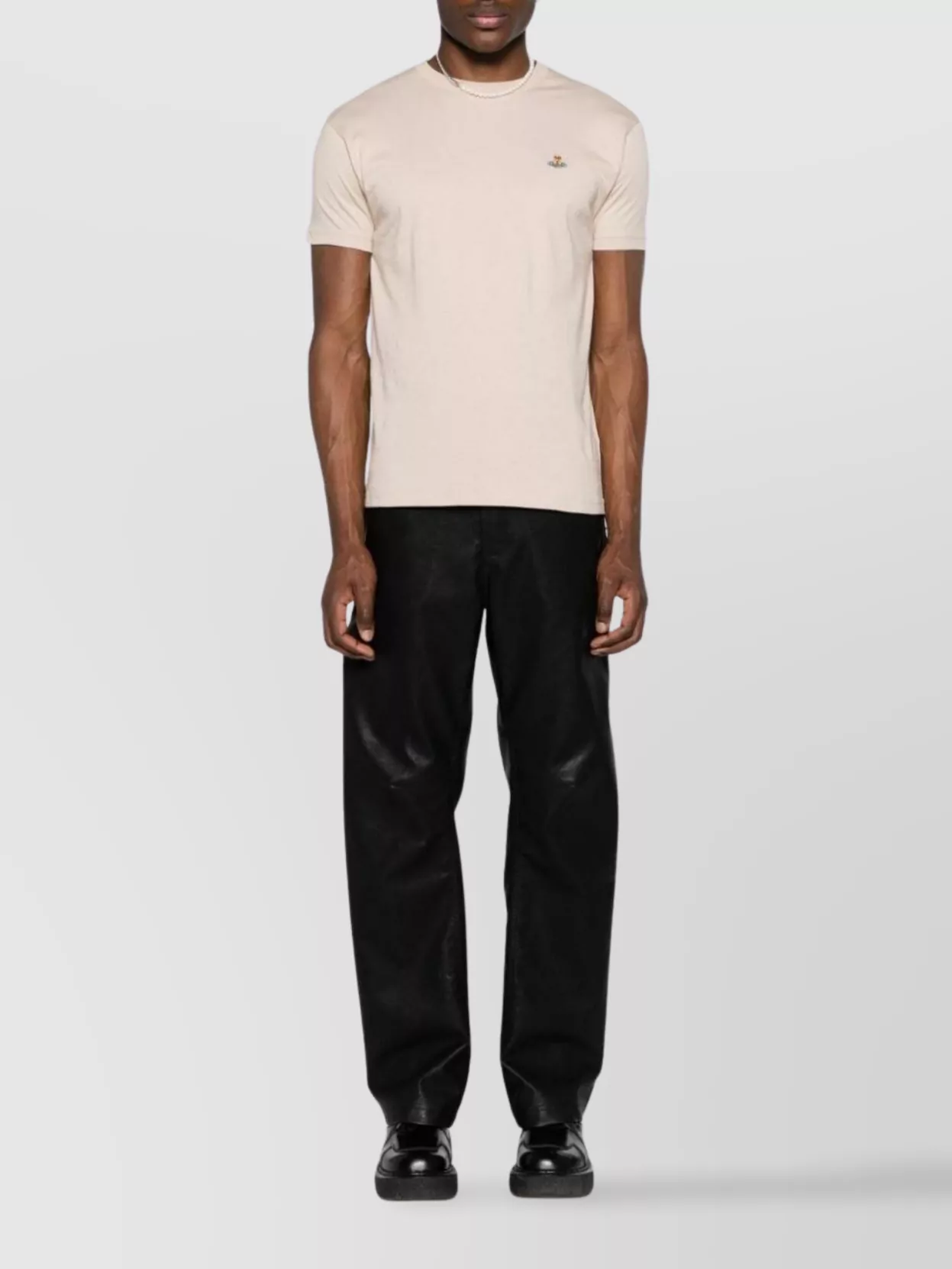 Vivienne Westwood Cotton Crew Neck T-Shirt With Embroidered Logo