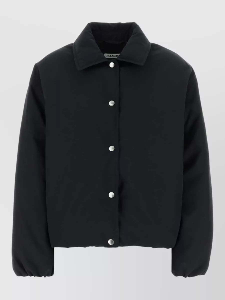 Jil Sander short down single-breasted coat