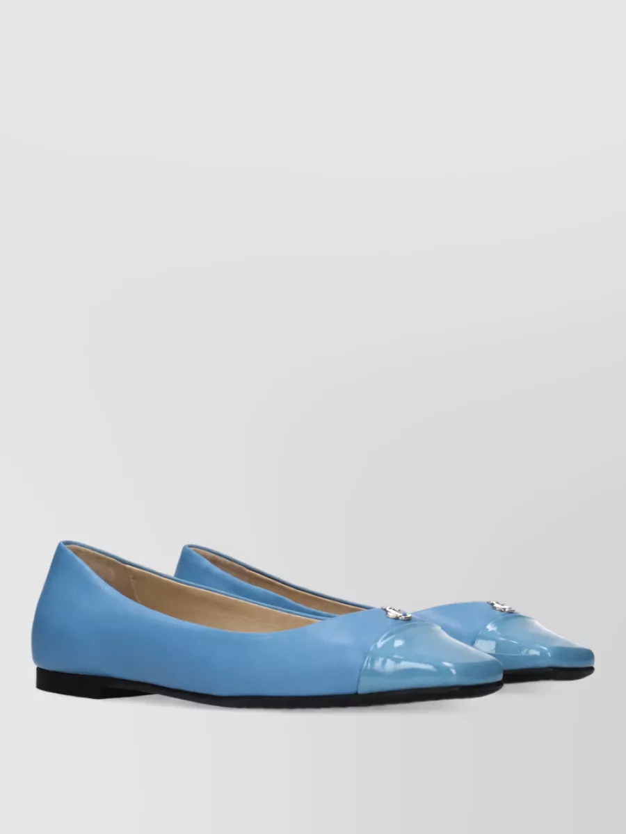 Jimmy Choo Leather Ballerina Flats