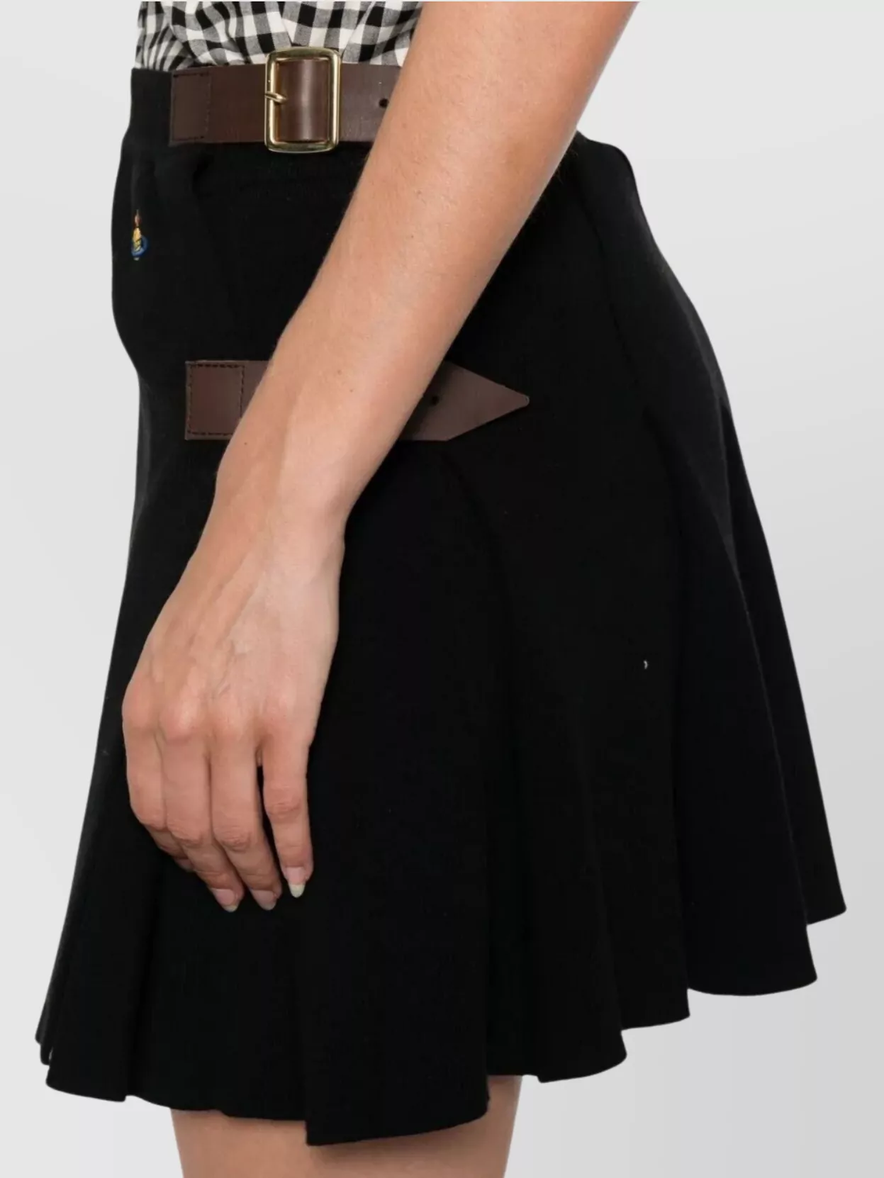 Vivienne Westwood Pleated Kilt Mini Skirt
