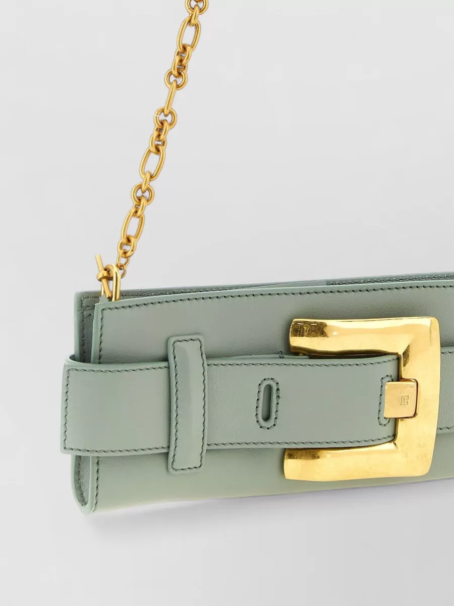 Balmain Anthem Leather Shoulder Bag
