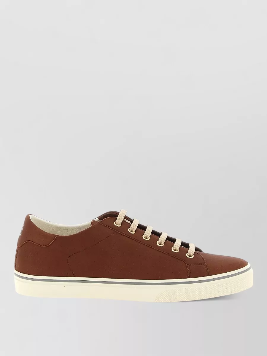 Brunello Cucinelli Leather Low-Top Sneakers