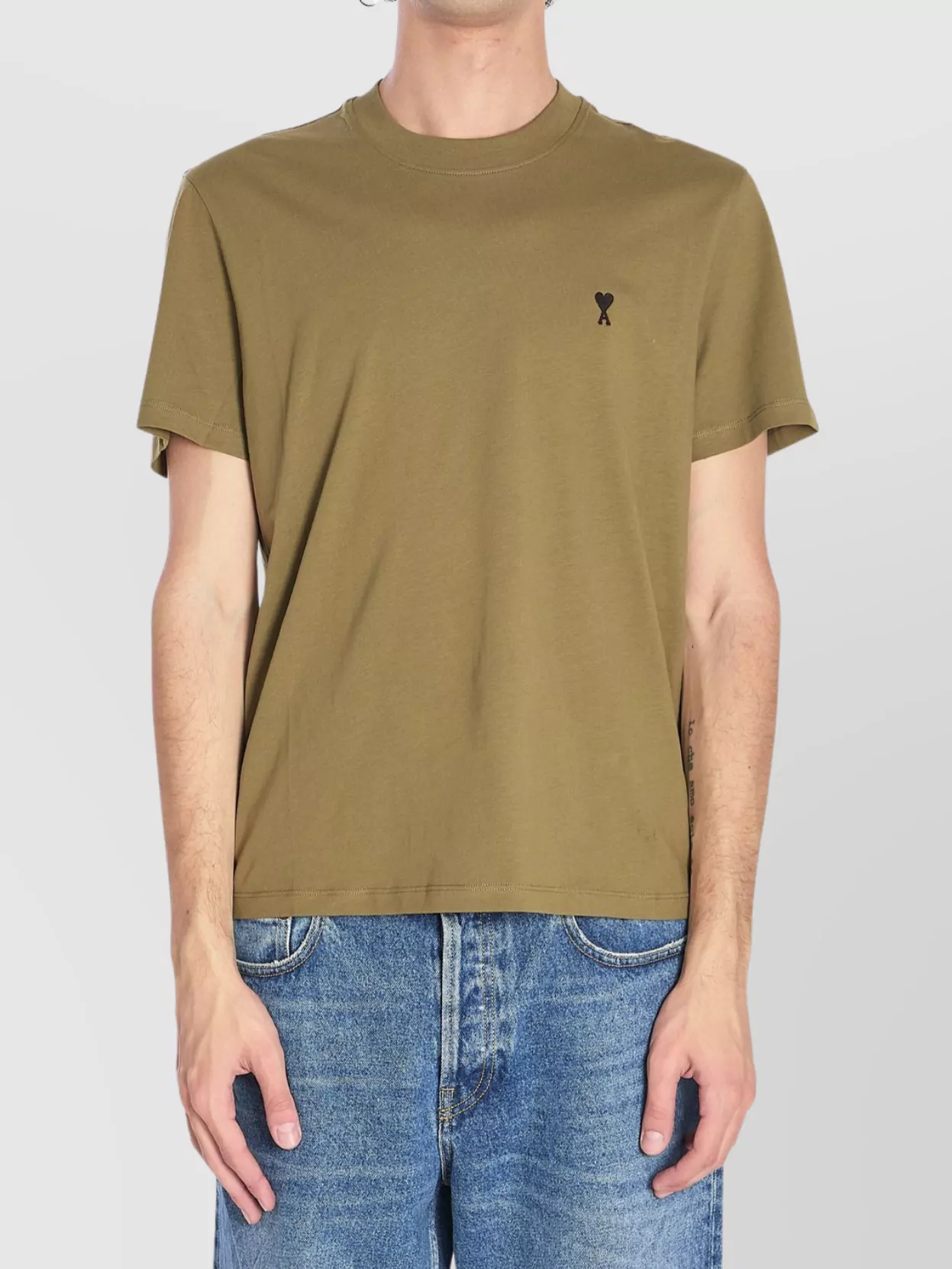 Ami Paris Heart Friend Crew Neck T-Shirt