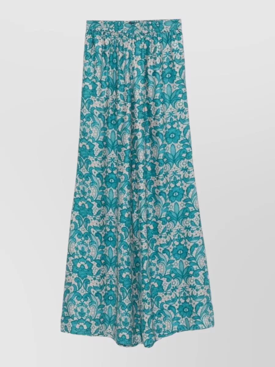 Gianluca Capannolo Printed silk wide-leg trousers