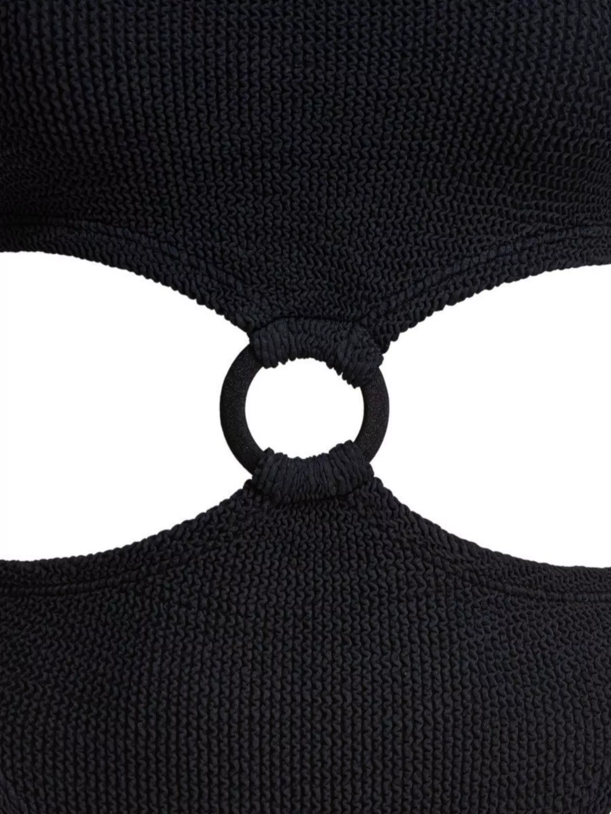 Hunza G Jerry Swim Strapless High-cut Ring Detail