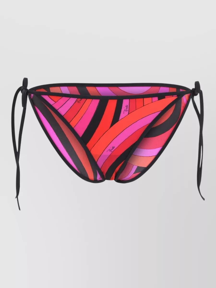 PUCCI LOW RISE BIKINI BOTTOM VIBRANT PATTERN