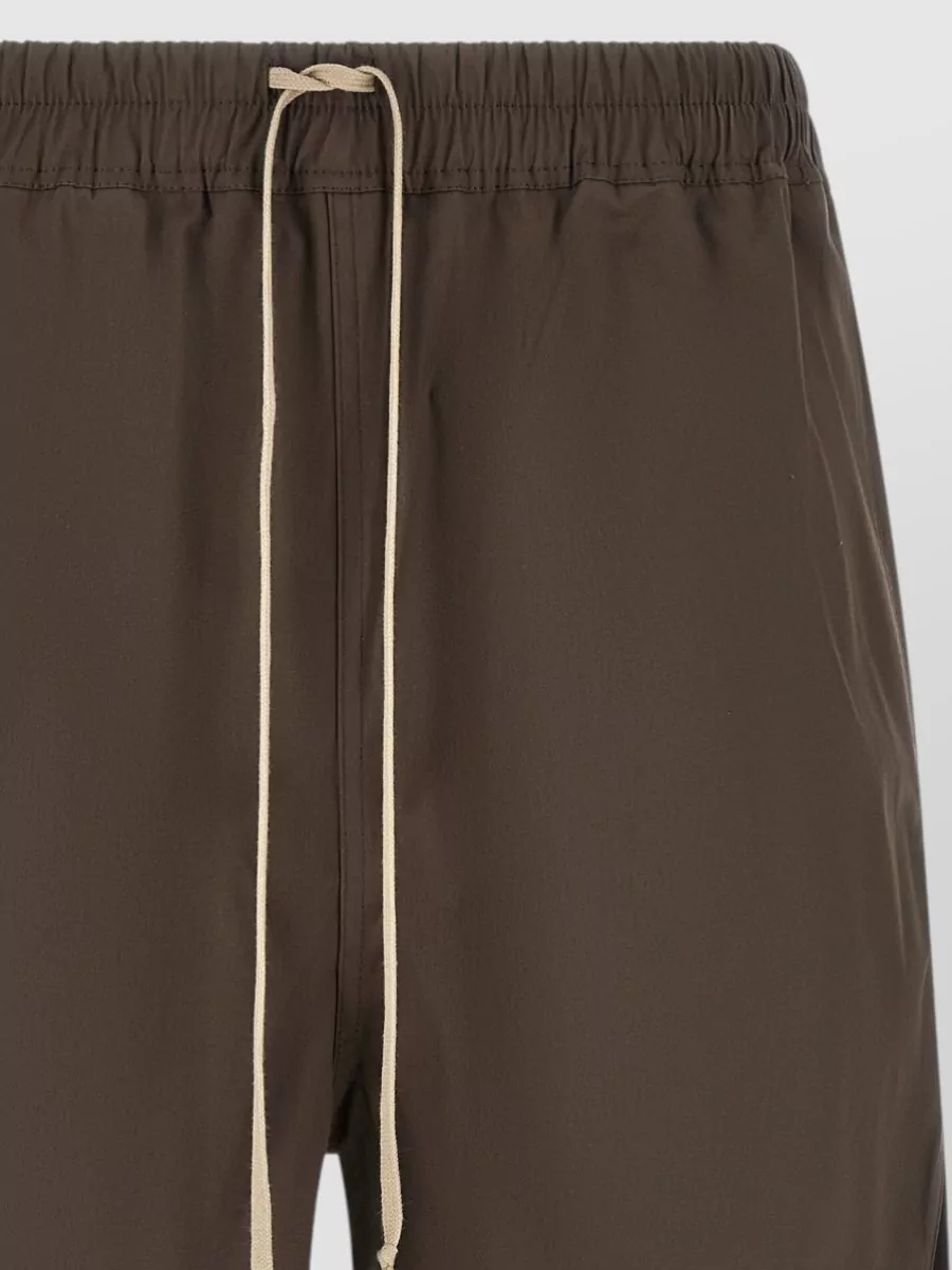 Rick Owens Boxer Style Bermuda Shorts Side Pockets