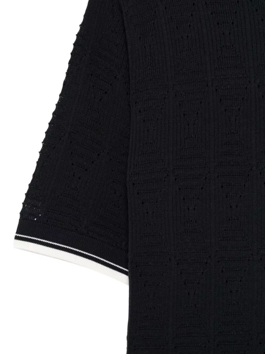 Laneus Fine-Knit Cotton Jumper