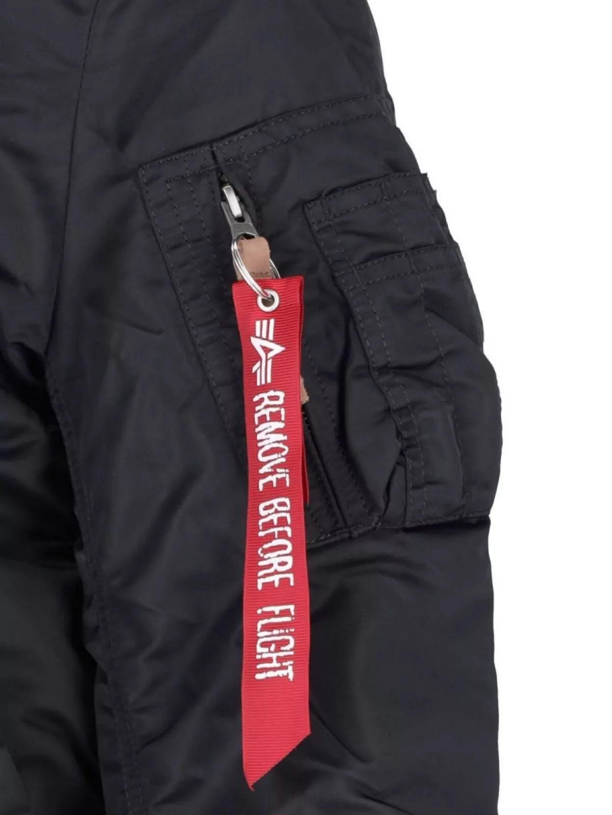 Alpha Industries Relaxed Fit Jacket Featuring Multiple Pockets