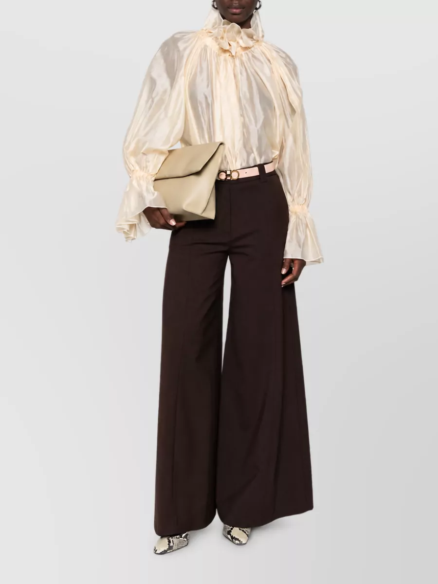 Thelatest flared suit trousers