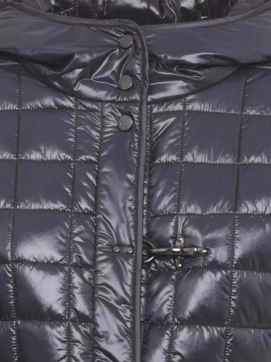 Fay High Neck Hooded Padded Quilted Coat