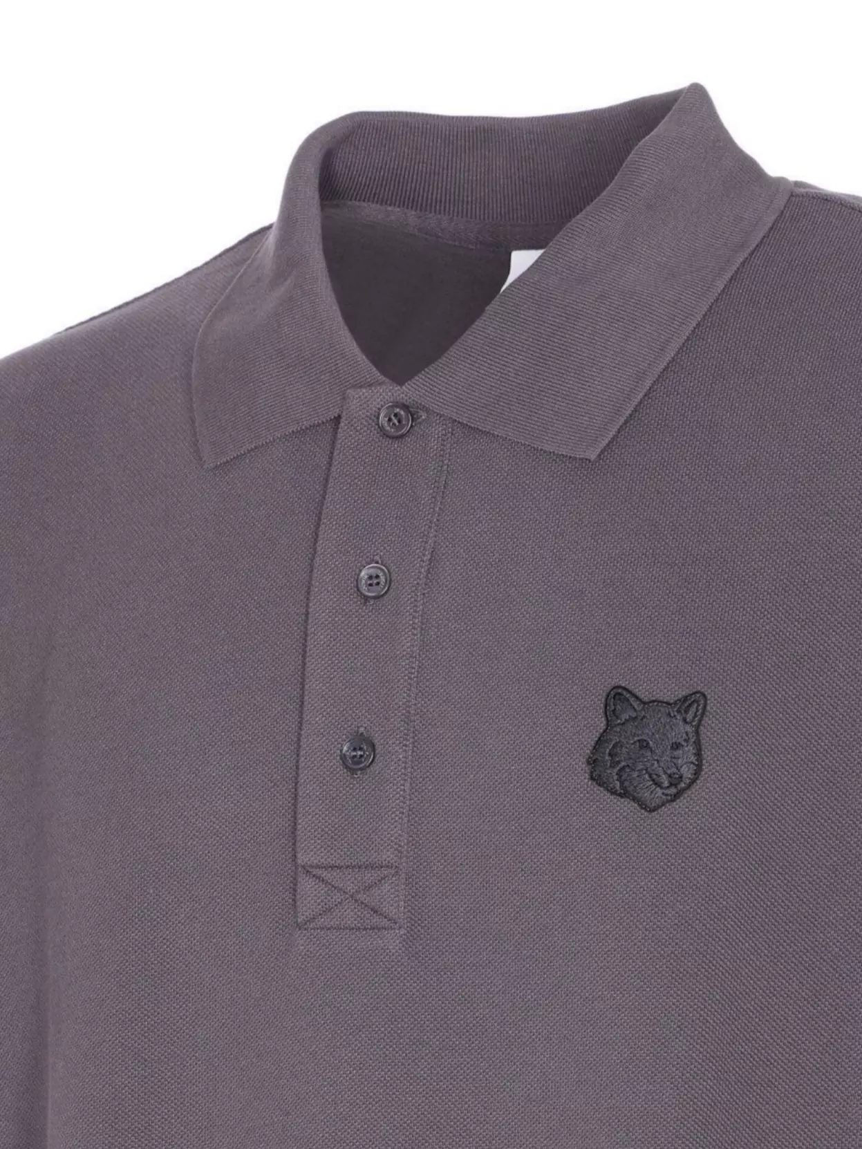 Maison Kitsuné Polo Shirt Featuring Fox Head Design