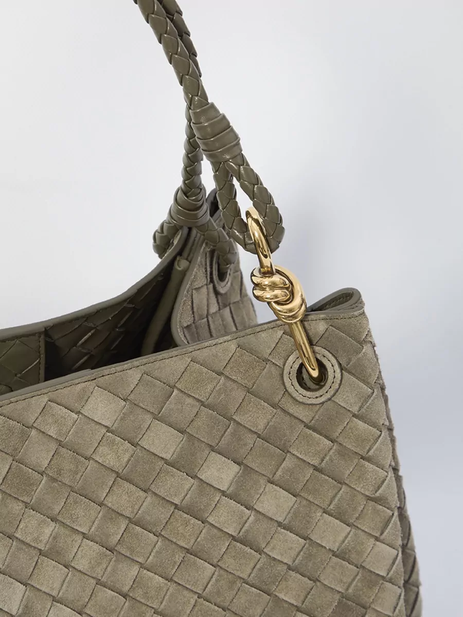 Bottega Veneta Parachute Large Leather Tote Bag