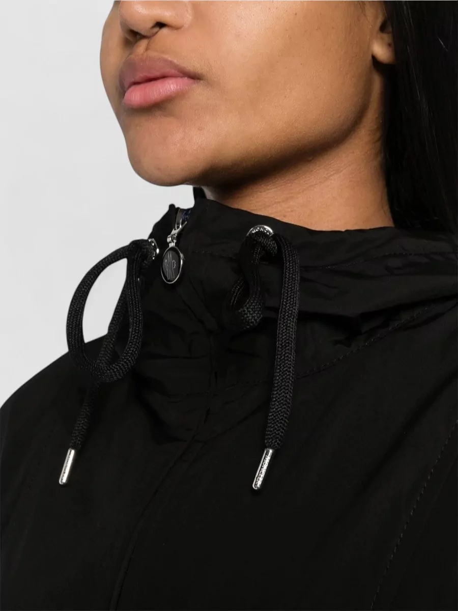 Moncler Laerte Hooded Nylon Mid Length Parka