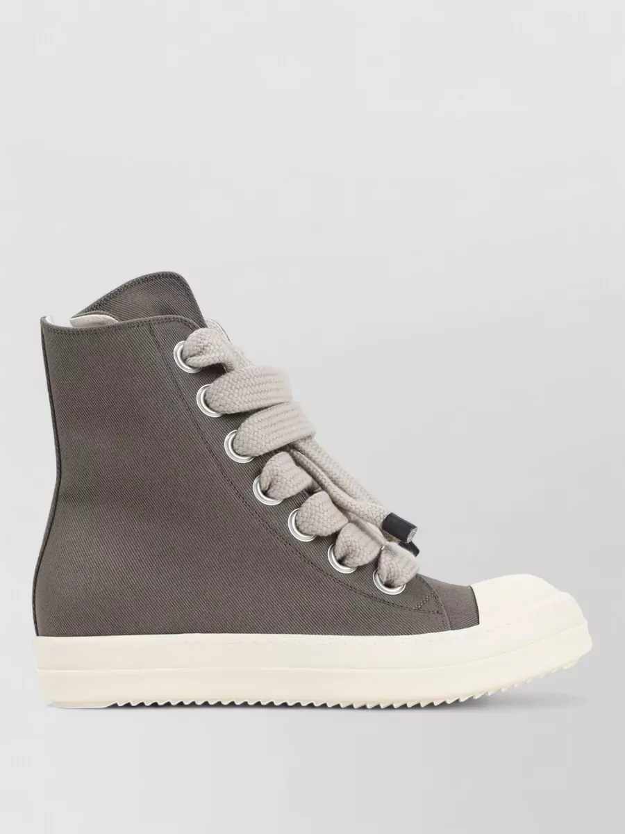 Rick Owens Drkshdw Denim High-Top Sneakers
