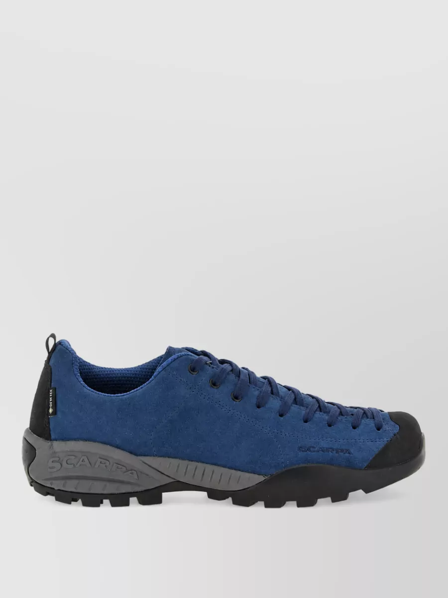 SCARPA suede lace-up sneakers