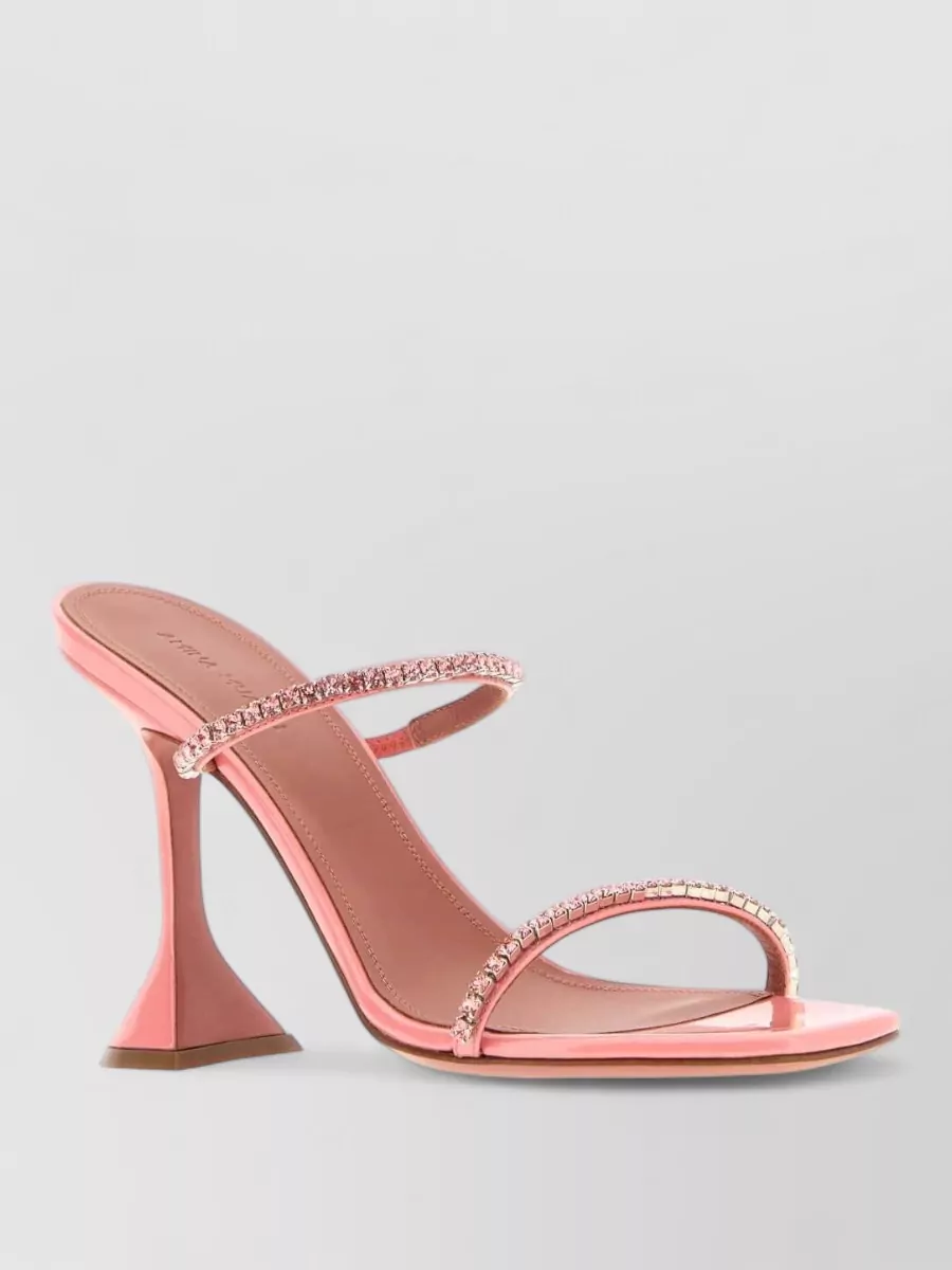 Amina Muaddi leather mules