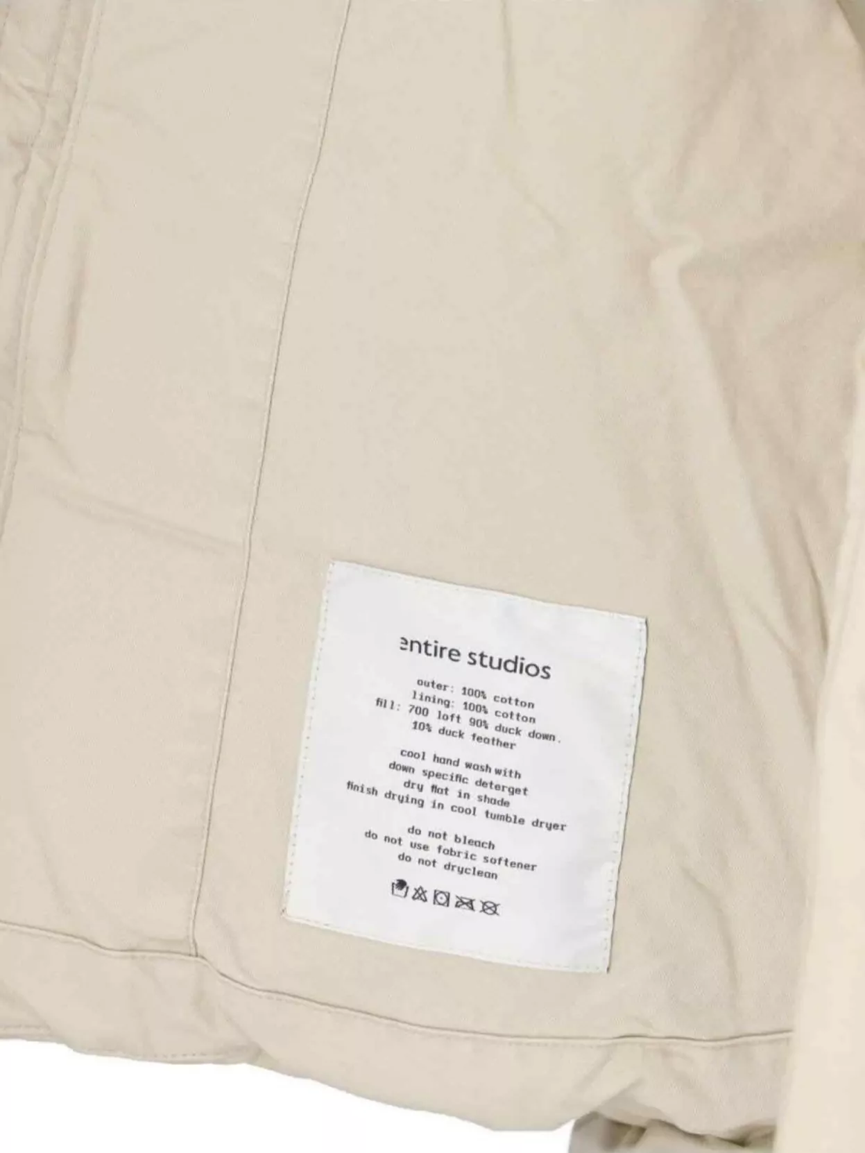Entire Studios High Collar Padded Quilted Jacket