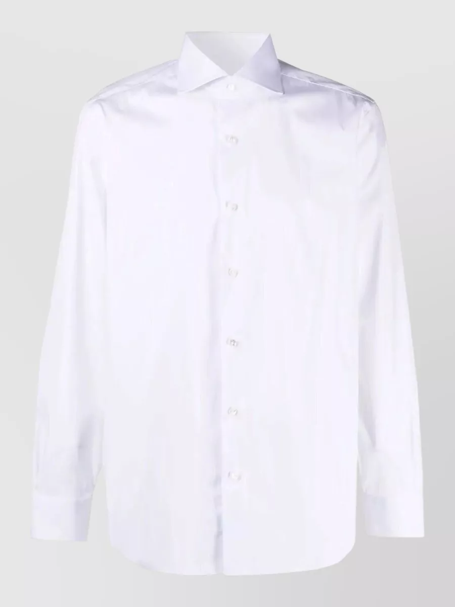 Barba Napoli Stretch Poplin Shirt