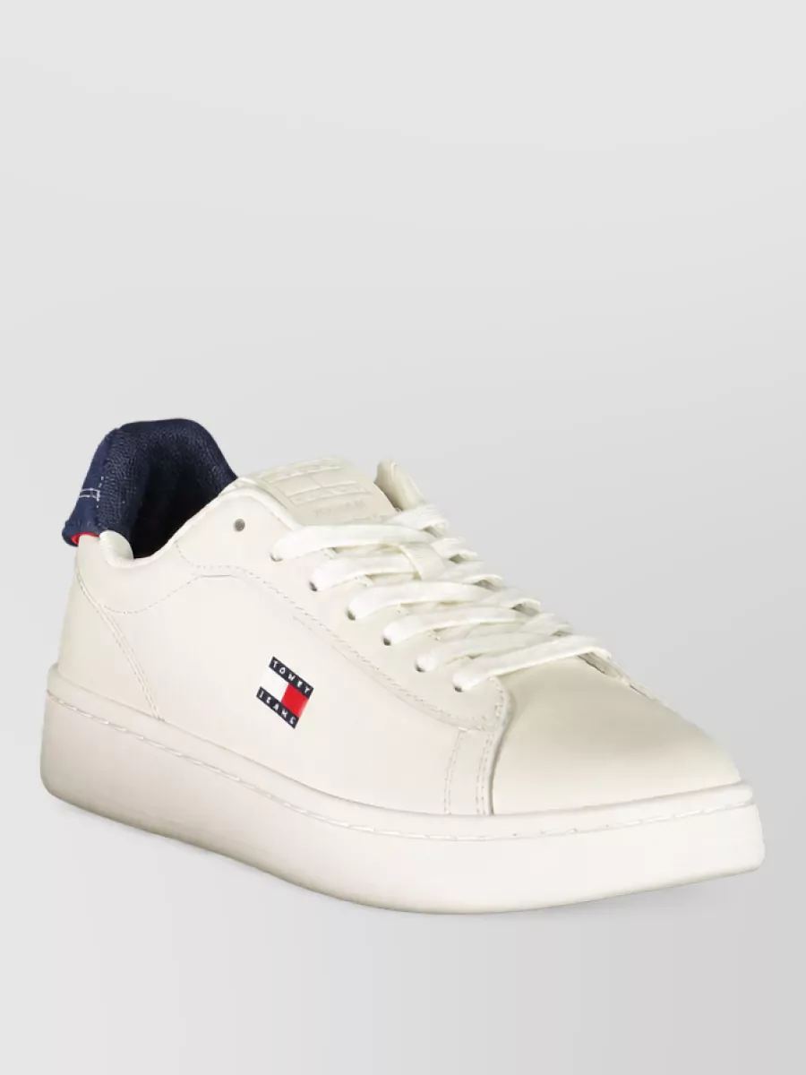 Tommy Hilfiger Leather Lace-Up Sneakers