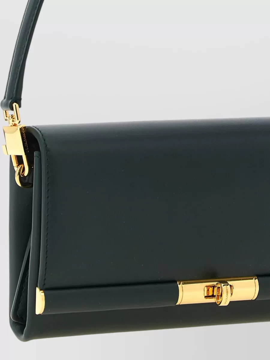 Dolce&Gabbana Marlene Calfskin Leather Shoulder Bag