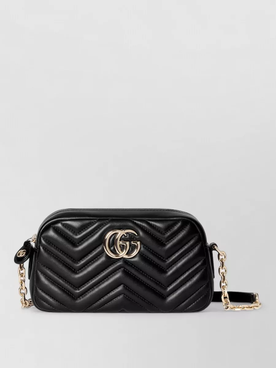 Gucci gg marmont small nappa leather shoulder bag