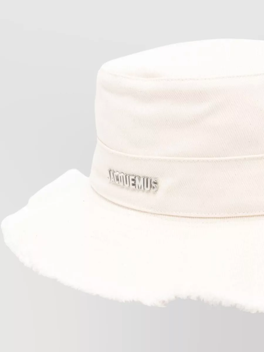 Jacquemus Artichaut Bob Hat Frayed Edge Wide Brim