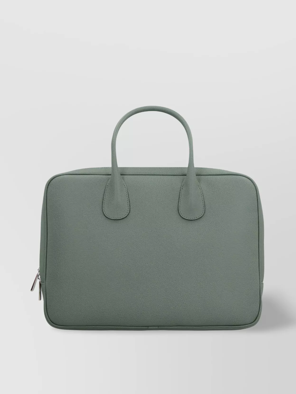 Valextra My Logo Leather Briefcase