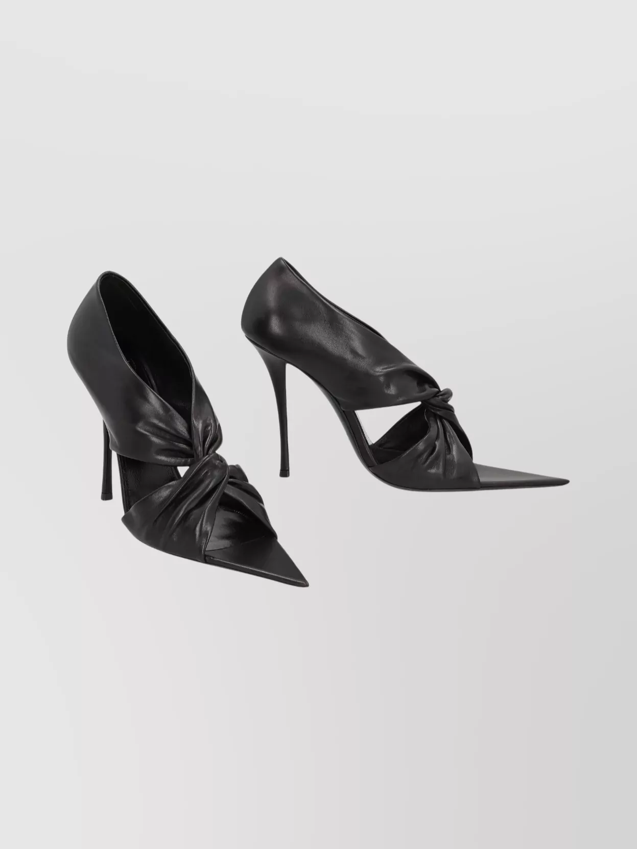 Saint Laurent Cut-Out Pumps Decorative Knot