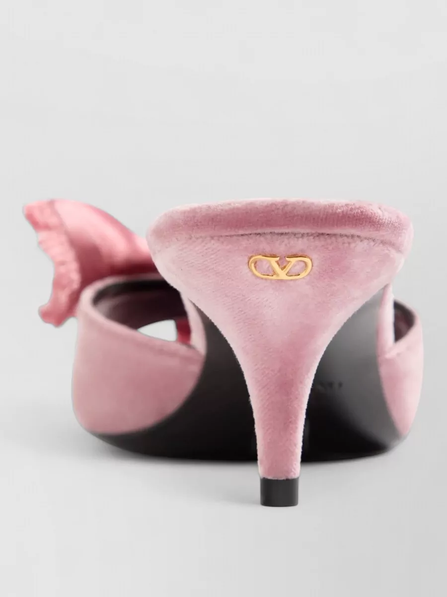 Valentino Leather Slide Mules