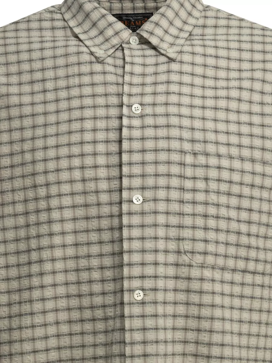 Beams Plus Cotton Linen Casual Shirt